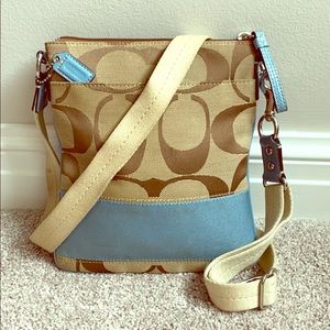 Coach Crossbody Canvas Bag